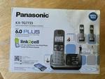 Panasonic Set Of 2 Home Phones With Answering Machine That Link Cell. Fixed Price $43.95.