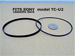 Cassette Player Kit Qnty (2 Belts) Fits Sony TC-U2 (u.s. Shipping)!. Fixed Price $12.05.