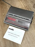 Vintage Sonic Am/fm Digital Alarm Clock Radio CRX-7A Grey Led Works See Pics. Fixed Price $24.95.