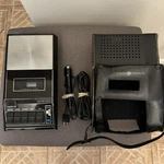 General Electric M8455A Cassette Recorder W/case & Mic. Parts Only! Read Desc.. Fixed Price $12.98.
