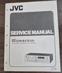 Jvc KD-D3A/B/C/E/J/U Cassette Service Manual Oem. Fixed Price $11.00.