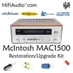 Mcintosh MAC1500 Receiver Rebuild Restoration Filter Capacitor Upgrade Kit. Fixed Price $165.00.