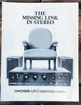 Koss K/4DS Digital Delay System 3 Pg Dealer Brochure *orig*. Fixed Price $14.97.