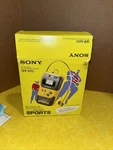 Vintage Sony Walkman Sports Fm/am Radio Yellow SRF-M70 Belt Clip Rare Box. Fixed Price $59.95.