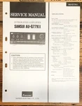 Sansui AU-G77XII MK2 Amplifier Service Manual *original*. Fixed Price $29.97.