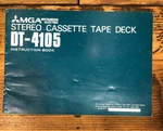 Mitsubishi DT-4105 Cassette Owners / User Manual *original*. Fixed Price $24.97.