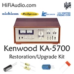 Kenwood KA-5700 Rebuild Restoration Recap Service Kit Repair Filter Capacitor. Fixed Price $135.00.