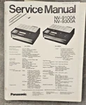 Panasonic Oem Service Manual Models NV-9100A NV-9300A Vcr (MC2/TS/BX1). Fixed Price $32.10.