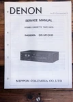 Denon Cassette Service Manual *original*. Fixed Price $19.97.