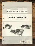 Pioneer KT-201 KT-301 KT-401 Portable Cassette Service Manual *original*. Fixed Price $14.97.