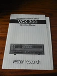 Vector Research VCX-300 Operation Manual. Fixed Price $30.00.