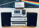 Realistic Mini-combo Stereo (amp+tuner+cassette+speakers) Excellent. See Video. Fixed Price $239.00.