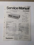 Technics RS-B49R Cassette Deck Service Manual D-4994. Fixed Price $54.95.