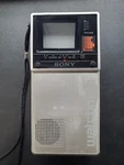 Sony Watchman 1980 FD-20A 2" Uhf- Vhf Television With Box Works. Fixed Price $59.00.