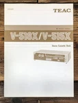 Teac V-515X V-518X Cassette Owners / User Manual *original*. Fixed Price $19.97.