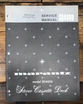 Marantz SD4000 SD-4000 Cassette Service Manual *original*. Fixed Price $24.97.