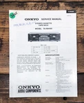 Onkyo TA-RW490 Cassette Service Manual *original*. Fixed Price $24.97.