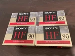 Lot Of 4 Sealed Sony Hf 90 Recordable Cassette Tape Minutes Type Hi-fi. Fixed Price $14.00.