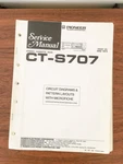Pioneer CT-S707 Cassette Service Manual *original*. Fixed Price $17.97.