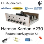 Harman Kardon A230 Restoration Kit Upgrade Recap Filter Capacitor Rebuild. Fixed Price $145.00.