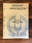 Pioneer T-3300 Tape Deck Troubleshooting Manual *original*. Fixed Price $24.97.