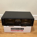 Sony TC-WR750 Dual Cassette Tape Deck Recorder Power On/untested. Fixed Price $59.99.