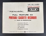 Radio Shack Realistic CTR-208 Portable Cassette Recorder Built In Microphone Nob. Fixed Price $55.54.