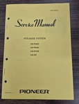 Pioneer CS-R300/500/700/CS-06 Speaker Service Manual Oem. Fixed Price $9.50.