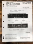 Kenwood DP-49 DP-1020 DP-1520 Cd Player Service Manual *original*. Fixed Price $14.97.