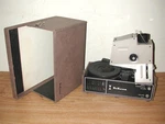 Vintage Dukane 14A395E Sound Filmstrip Projector With Record Player. Fixed Price $15.00.