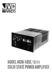 Jvc MCM-105E MCM-5111 Amplifier Owners Instruction Manual Reprint. Fixed Price $22.24.