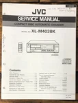 Jvc XL-M403 Bk Cd Player Service Manual *original*. Fixed Price $19.97.