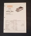 Superscope C-103A Portable Cassette Recorder Service Data Manual 1975 Marantz. Fixed Price $14.99.