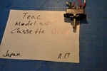 Teac Model 350 Cassette Deck Replacement Parts Tape Switch # AC125V 0.3A. Fixed Price $10.00.