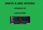 Stereo Amplifier Onkyo A-2001 Integra Repair Kit All Capacitors. Fixed Price $136.00.