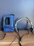 Toshiba KT-S2 Carrying Case + HR-S2 Headphones Torn. Fixed Price $15.00.