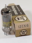 Westinghouse 12EK6 Electronic Tube Vintage Radio Amplifier Nos. Fixed Price $5.92.