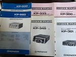 Pioneer KP-300, KP-333, KP-66G Factory Service Manual You Pick Model#. Fixed Price $20.00.