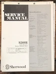 Sherwood S-260R S260R Cassette Service Manual *original*. Fixed Price $14.97.