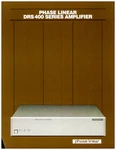 Phase Linear Drs 400 Amplifier Dealer Data / Spec Sheet Brochure *original*. Fixed Price $19.97.