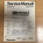 Original Panasonic Service Manual For Sg Model Stereo Music Systems Select One. Fixed Price $9.98.