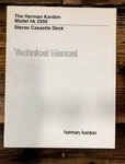 Harman Kardon HK2500 HK-2500 Cassette Service Manual *original*. Fixed Price $14.97.