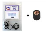 Belt Kit For Sanyo VCR-4010 VCR-4020 VCR-4025 VCR4590 VCR4650 VCR7200+ROLLER. Fixed Price $32.66.