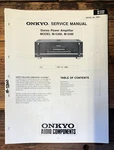 Onkyo M-5300 M-5100 Amplifier Service Manual *original*. Fixed Price $24.97.