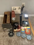 Tested Keystone 511 Automatic Slide Projector And View-master Type Panorama. Fixed Price $49.99.