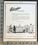 1911 Columbia Silent Knight Touring Poucher Artist Hartford Auto Car Ad FC7667. Fixed Price $21.95.