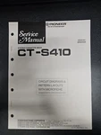 Pioneer CT-S410 Stereo Cassette Deck Circuit Diagram Service Manual W/microfiche. Fixed Price $11.50.