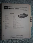 Toshiba KT-22P Service Manual Original Repair Book Tape Deck Recorder Cassette. Fixed Price $22.50.
