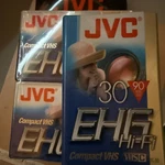 Jvc Ehg Hi-fi Vhs Tapes Compact Ep Mode 90 Min TC-30 New Sealed 3-PACK Nos. Fixed Price $15.00.