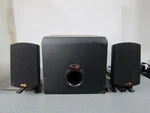 Klipsch Promedia 2.1 Thx Computer Speaker System With Subwoofer. Fixed Price $89.98.